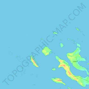 Safan topographic map, elevation, terrain