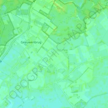Boterveen topographic map, elevation, terrain