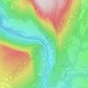 Pont de Banges topographic map, elevation, terrain