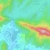 Bukit Tabur East topographic map, elevation, terrain