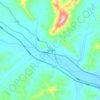 Bianmen topographic map, elevation, terrain