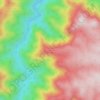 Black Springs topographic map, elevation, terrain