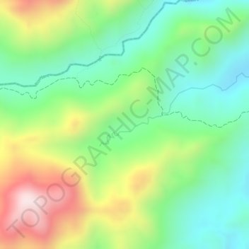 San Miguel topographic map, elevation, terrain