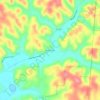 Hales Creek topographic map, elevation, terrain