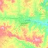 Mbombela topographic map, elevation, terrain