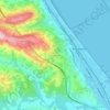 San Silvestre topographic map, elevation, terrain