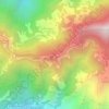 Topo Castillo Blanco topographic map, elevation, terrain