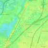 Berkelaar topographic map, elevation, terrain