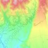 Coscullano topographic map, elevation, terrain