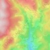 Cherblanc topographic map, elevation, terrain