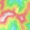 Jhika Gali topographic map, elevation, terrain