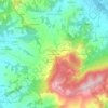 Serra del Monte topographic map, elevation, terrain