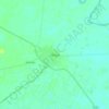 Utraula topographic map, elevation, terrain