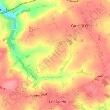 Reawla topographic map, elevation, terrain