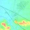 Oakey topographic map, elevation, terrain