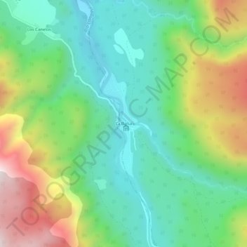 La Balsa topographic map, elevation, terrain
