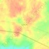 Issele Uku topographic map, elevation, terrain