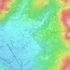 Falghera topographic map, elevation, terrain