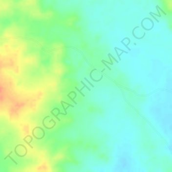 Itagui topographic map, elevation, terrain