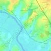 Saint-Clément topographic map, elevation, terrain