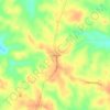 Burnt Corn topographic map, elevation, terrain