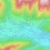 Prestinone topographic map, elevation, terrain