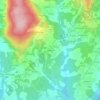 O Bouzón topographic map, elevation, terrain