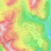 Chevaly topographic map, elevation, terrain