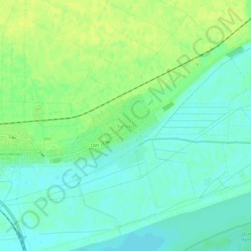 Kutovo topographic map, elevation, terrain