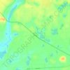 Swanzy topographic map, elevation, terrain