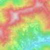 Colognora di Pescaglia topographic map, elevation, terrain