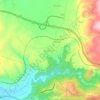 Akçakoyunlu topographic map, elevation, terrain