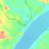 Luozi topographic map, elevation, terrain