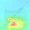 Yeniceoba topographic map, elevation, terrain