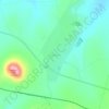 Perdekop topographic map, elevation, terrain