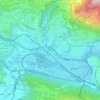 Pontegana topographic map, elevation, terrain