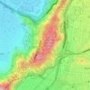 Mirador Los Gemelos topographic map, elevation, terrain