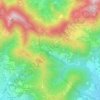 Olera topographic map, elevation, terrain