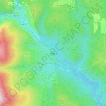 Matallana topographic map, elevation, terrain