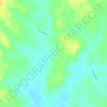 El Pozon topographic map, elevation, terrain