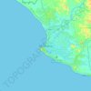 Monrovia topographic map, elevation, terrain