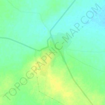 Roon topographic map, elevation, terrain