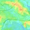 Kampung Tuah Jaya topographic map, elevation, terrain