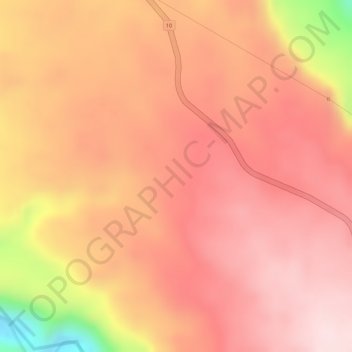 El Diviso topographic map, elevation, terrain