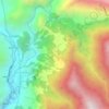 Narchyang topographic map, elevation, terrain
