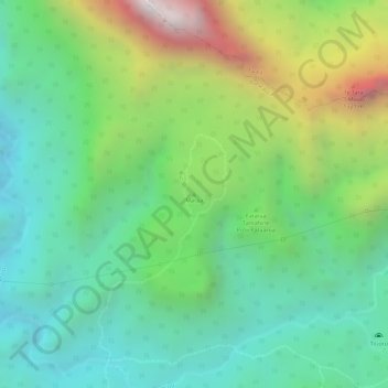 Maraa topographic map, elevation, terrain