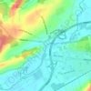 Roachville topographic map, elevation, terrain