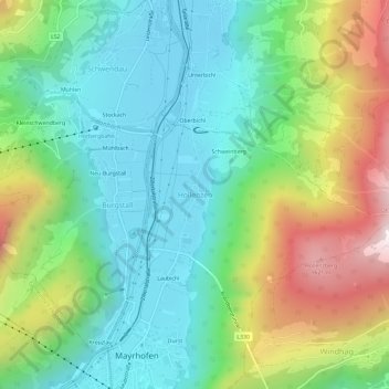 Hollenzen topographic map, elevation, terrain