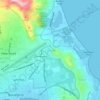 Conaree topographic map, elevation, terrain