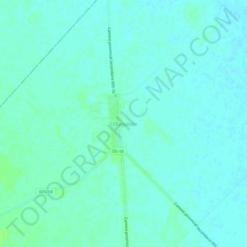 Udaquiola topographic map, elevation, terrain